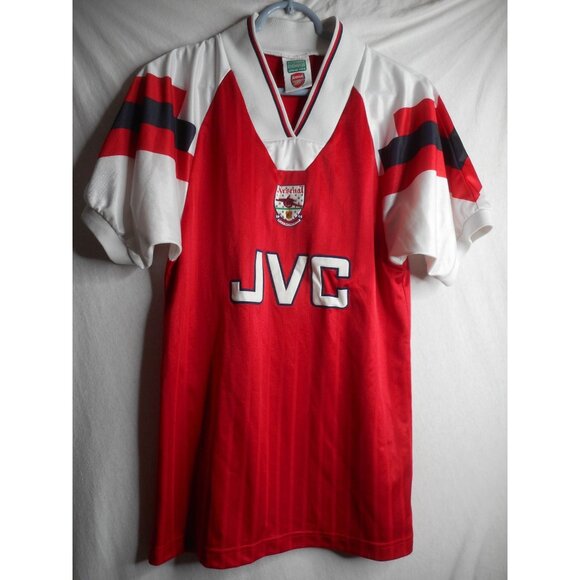 Men's Arsenal 1992 1994 Home Football shirt Jersey Soccer Score Draw Sz S - Picture 1 of 8